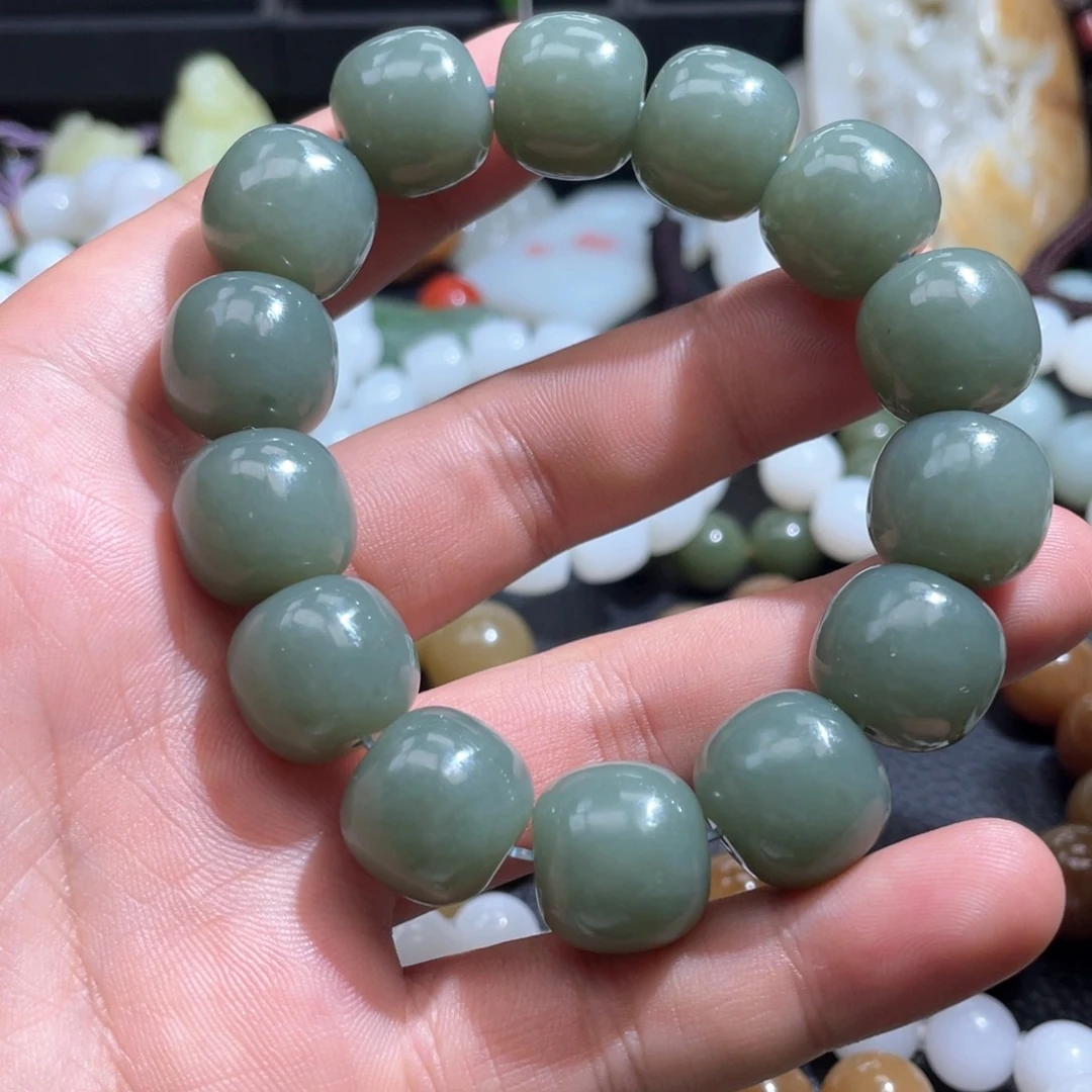 和田玉手串未镶嵌