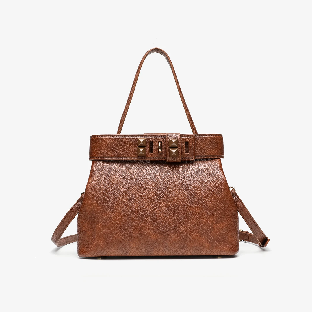 卡尔 蔻斯百搭休闲手提包RC-25818-棕色