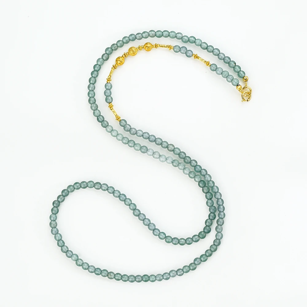 【序月寒】18K翡翠项链（50公分）44430