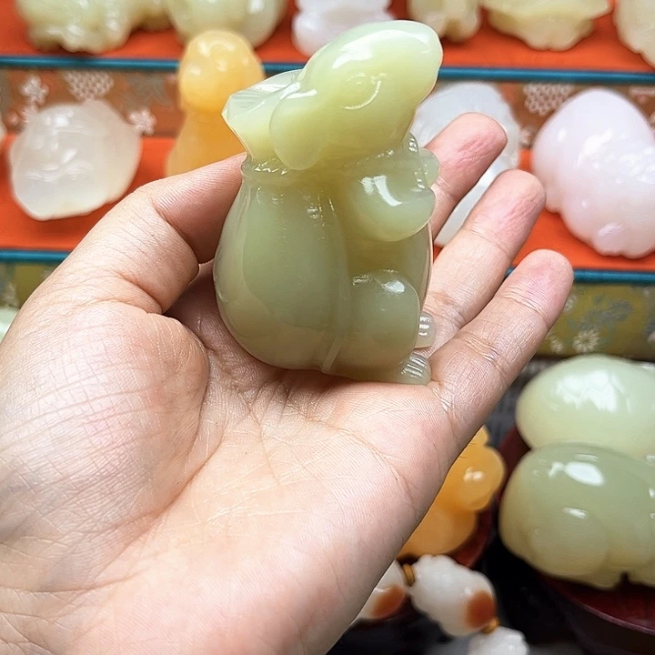 风****玉新疆昆仑料手把摆件