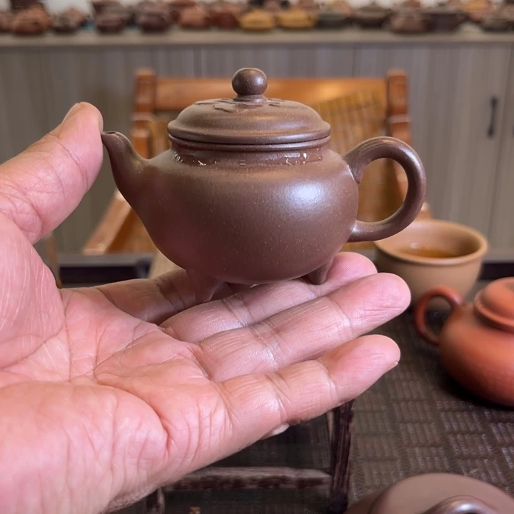 茶壶紫砂紫泥100毫升