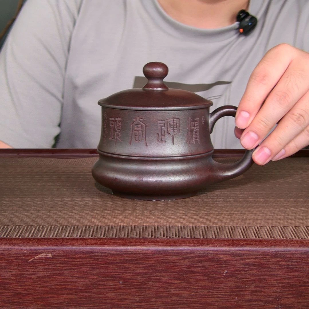 茶杯紫砂高货放漏