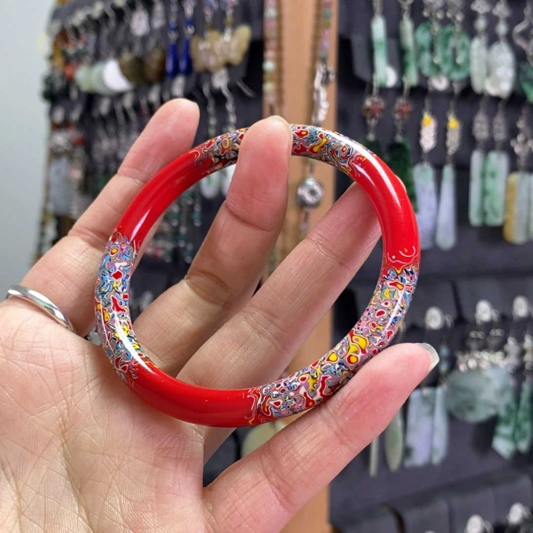 玛瑙/玉髓手镯未镶嵌呜****啦X19