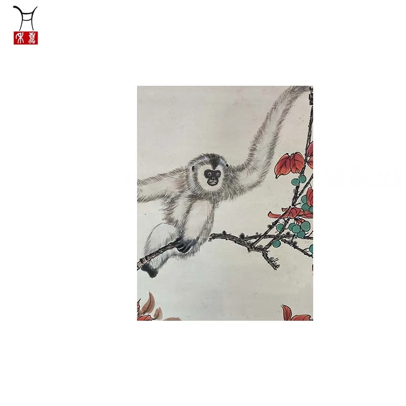 V1030猴立轴66x135/8平尺