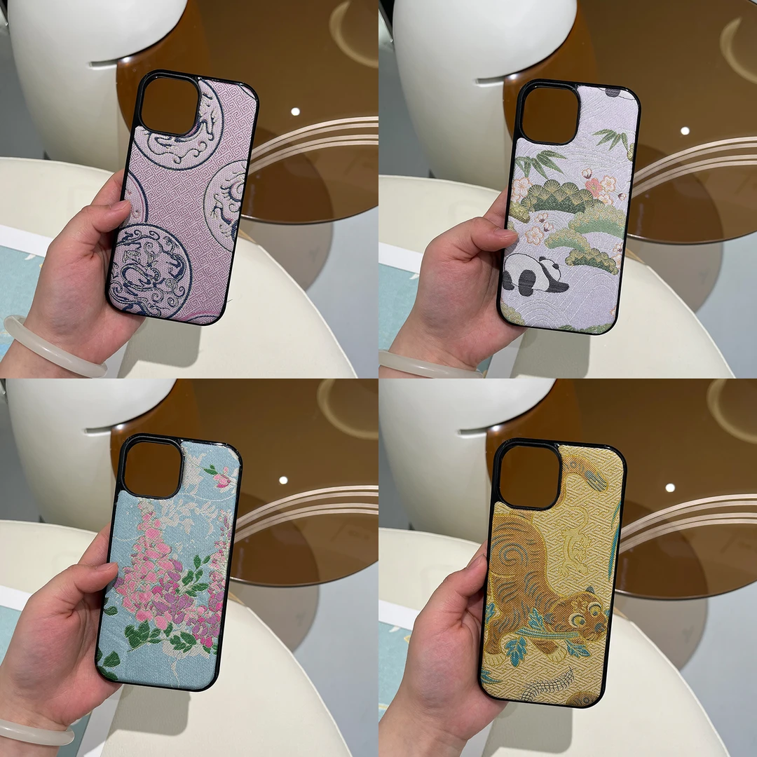 YOENMOM·国风手机壳·100桑蚕丝名家宋锦系
