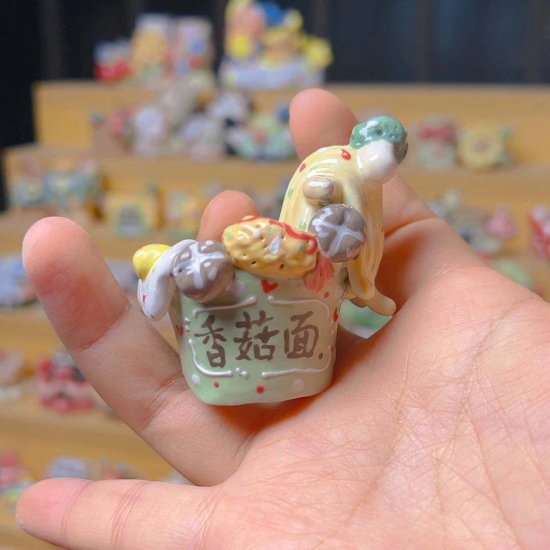 老梧家纯手工多肉花盆小咔拉米