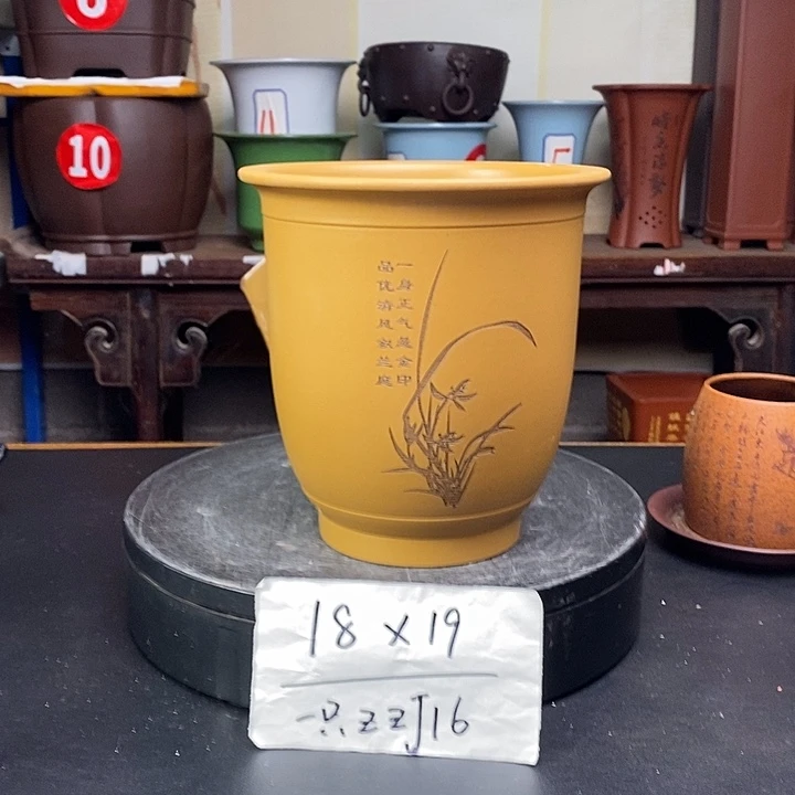 紫砂花盆货号一只ZZJ16