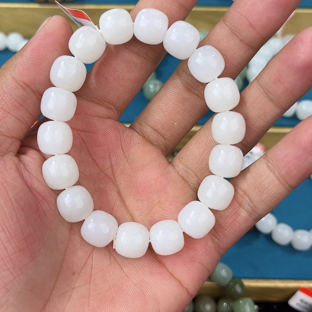 手串未镶嵌和田玉纯天然新疆和田玉且末天泰12mm老型