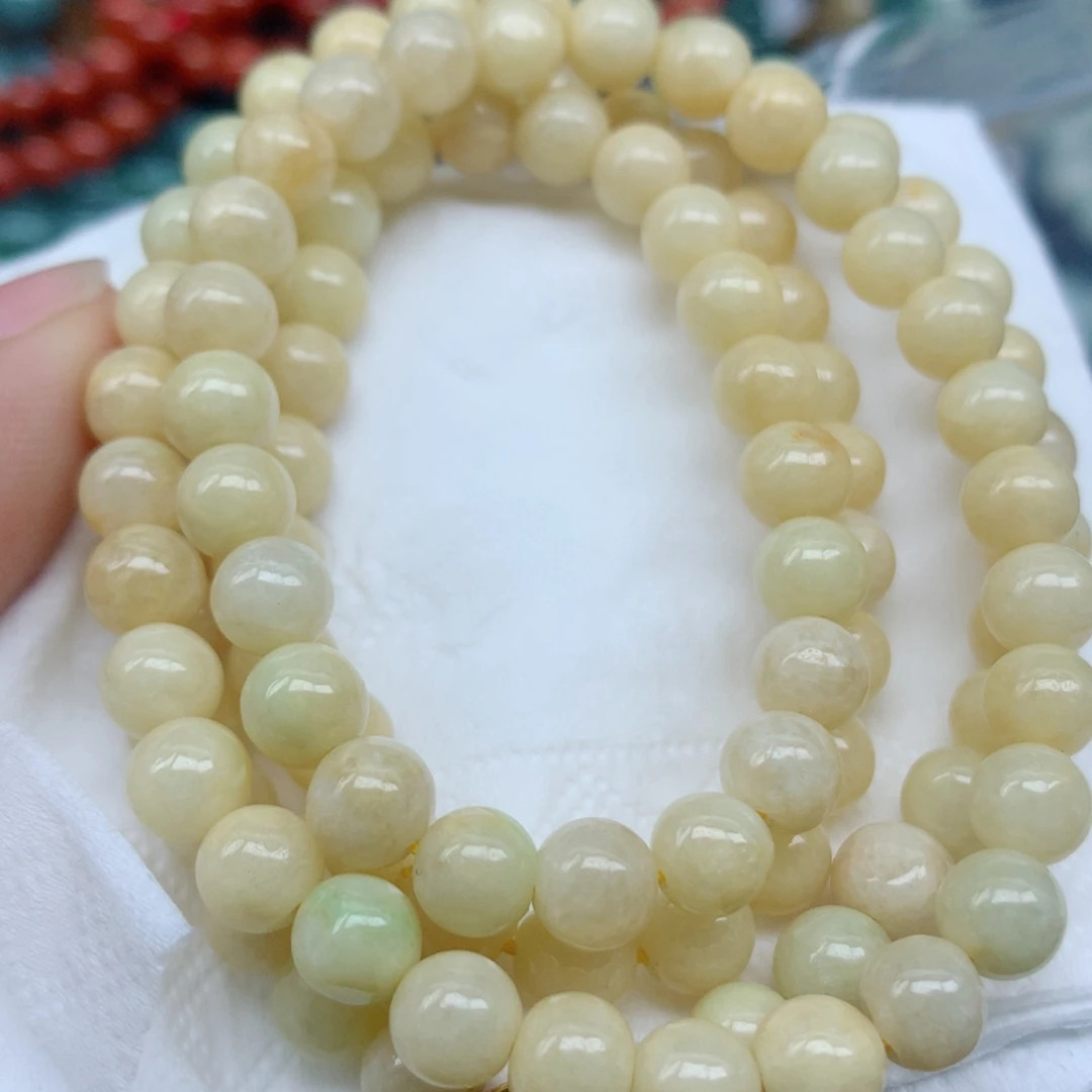 翡翠未镶嵌颈饰5675