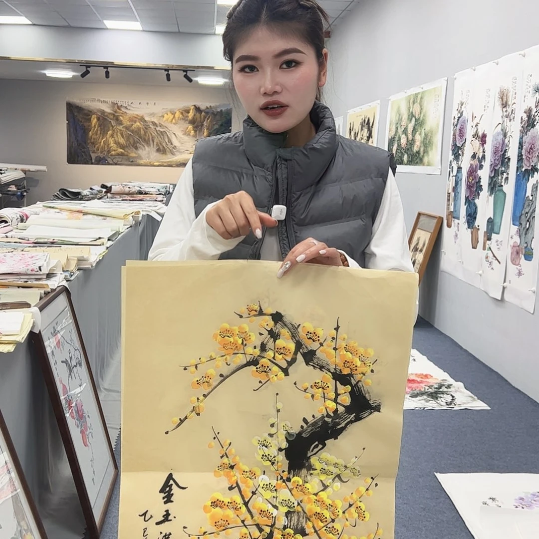 国画国画作品宣纸纯手绘