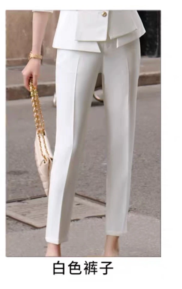 A区B70西裤女休闲时尚不规则韩版女神范西裤