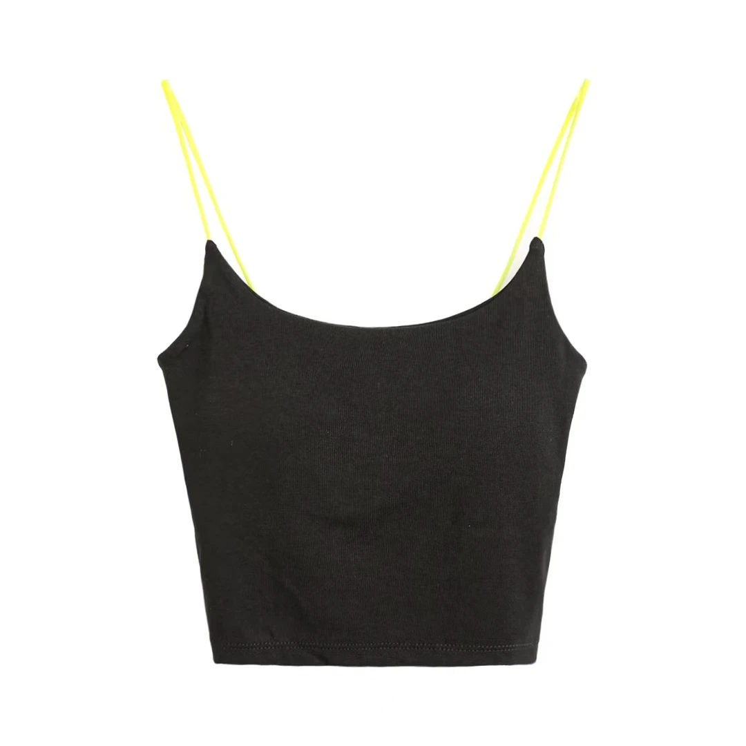 夏季穿搭性感百搭细带时尚显瘦吊带美背女L592656