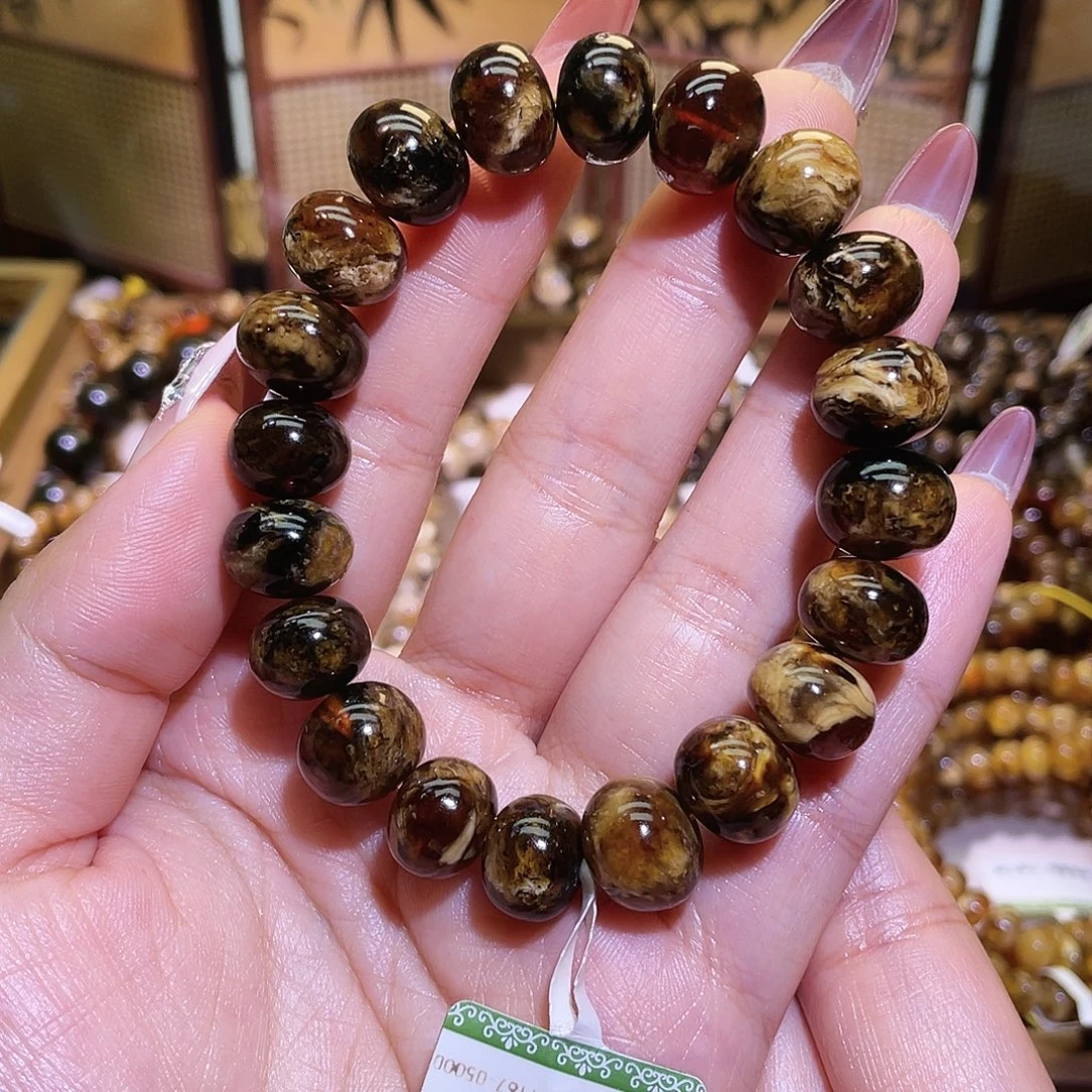 琥珀未镶嵌手链抚顺琥珀12