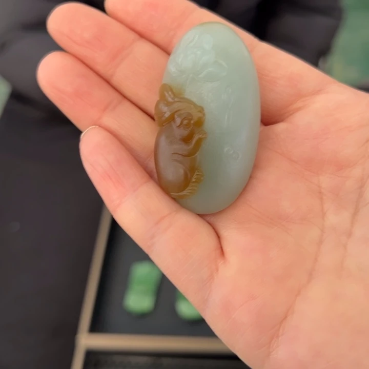 和田玉未镶嵌吊坠(不含链)