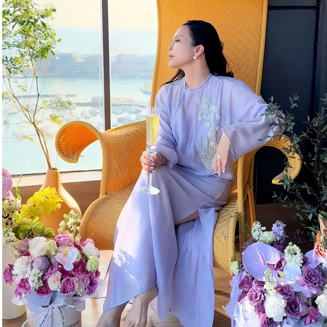 SIQIYOUNG【Maggie精选】铃兰花开-中式盘扣连衣裙