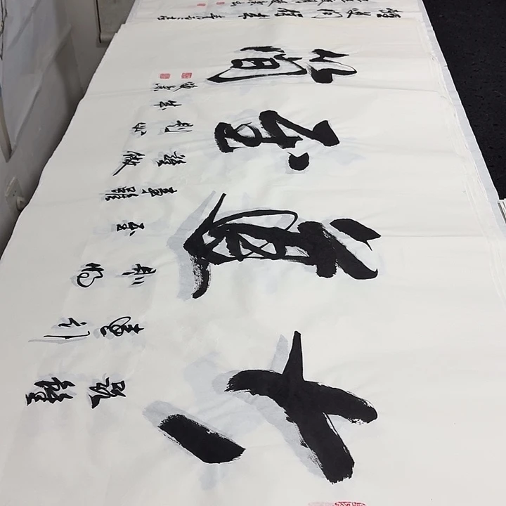 书法老师精品行书平尺