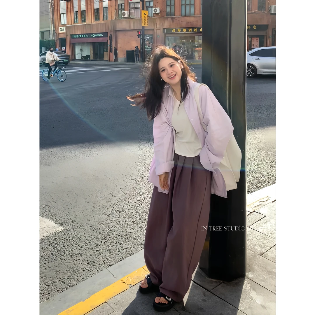 In Tree张桶桶【松弛裤】百搭舒适休闲裤长裤显瘦有型街头风ST20937