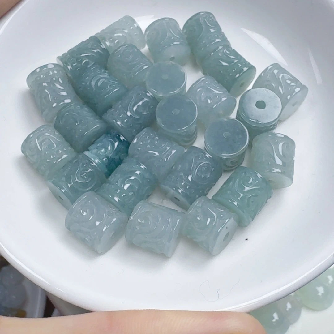 翡翠散珠桶珠一个可以选