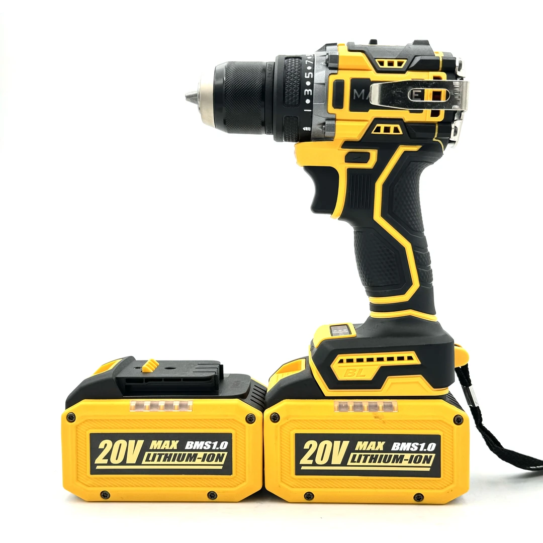 牧高 20v无刷电钻可敲击10mm夹头不带冲击两电M197-10-B2