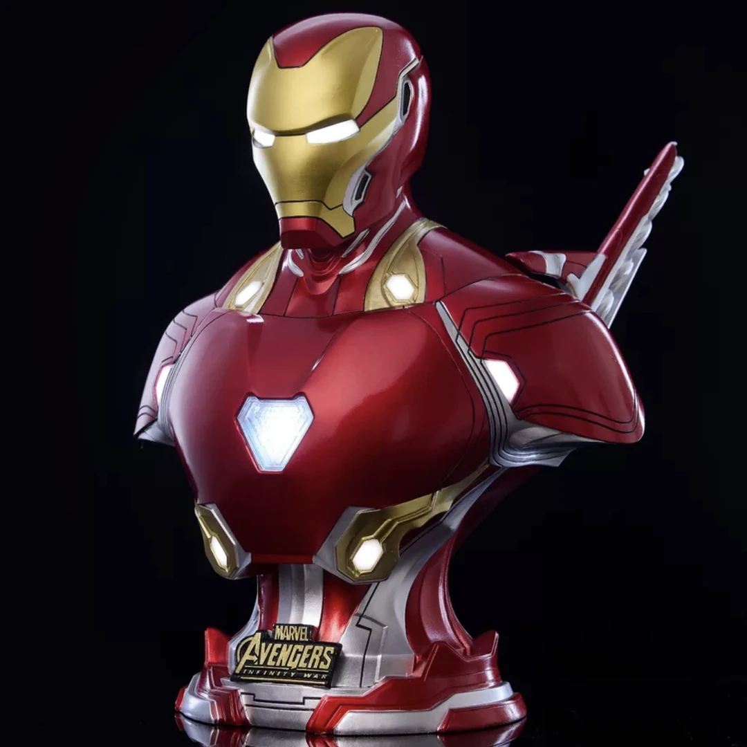 复仇者MK50发光配件新款升级漫威钢铁侠手办树脂雕像模型摆件礼物