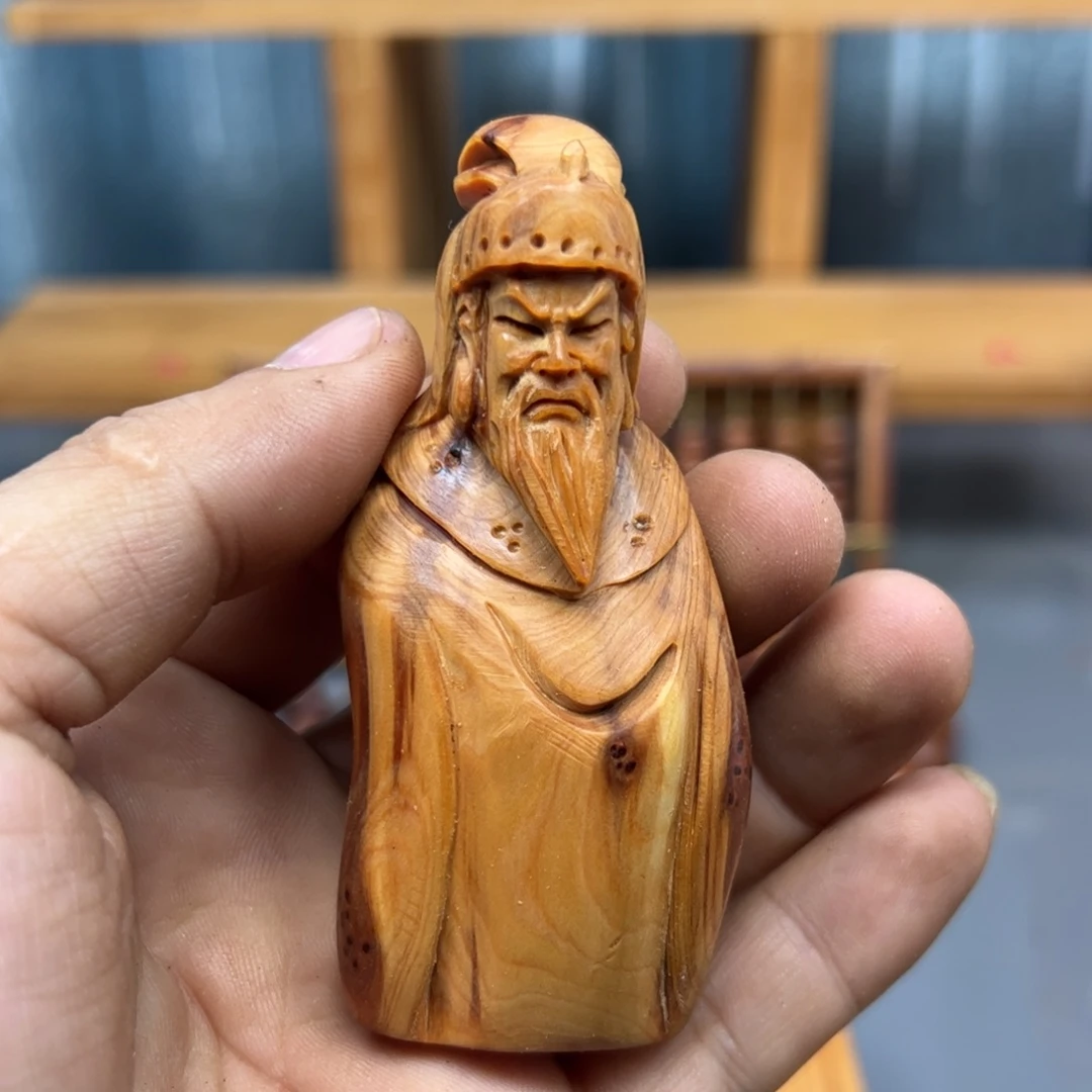 有***子木崖柏木摆件手把件