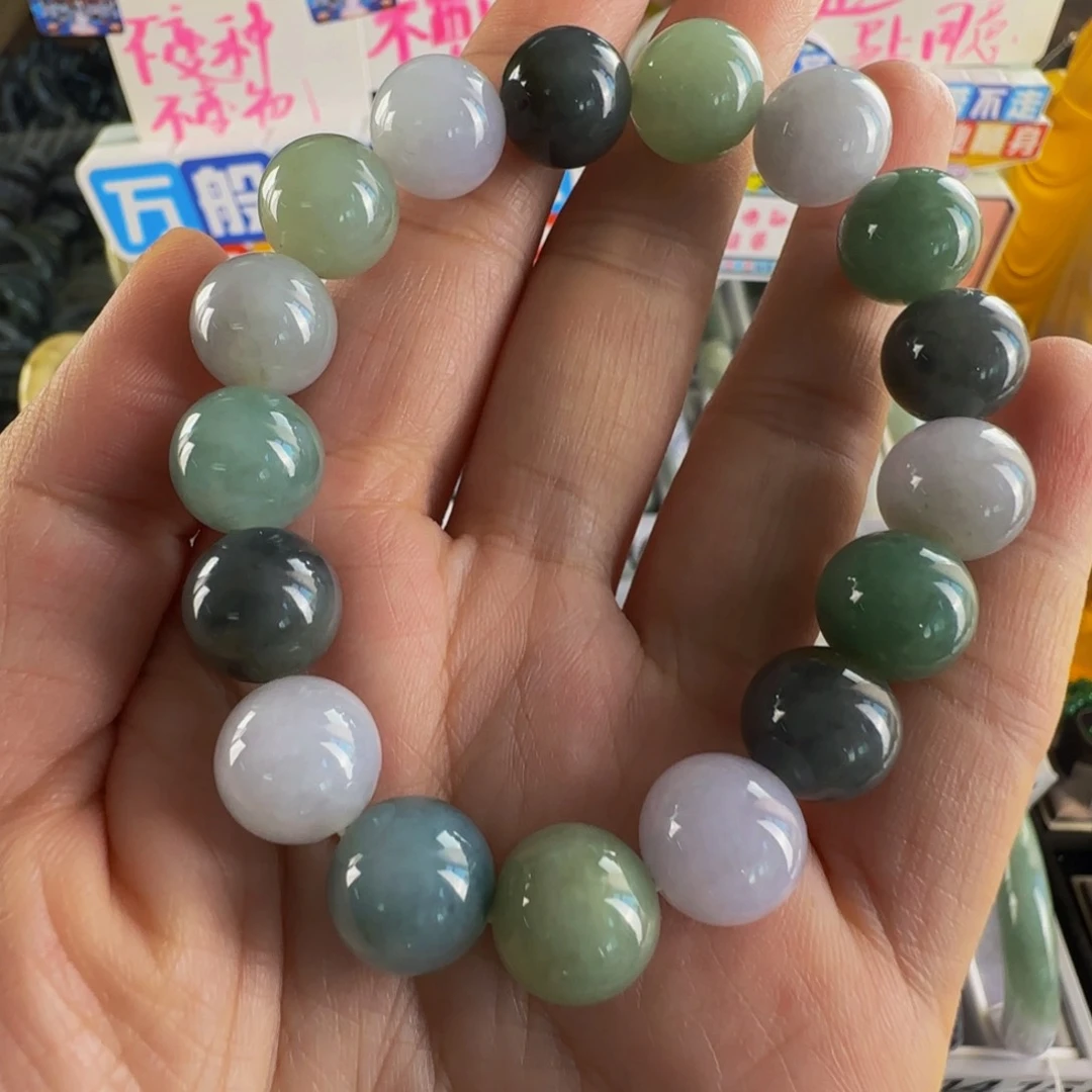 未镶嵌手串翡翠老坑