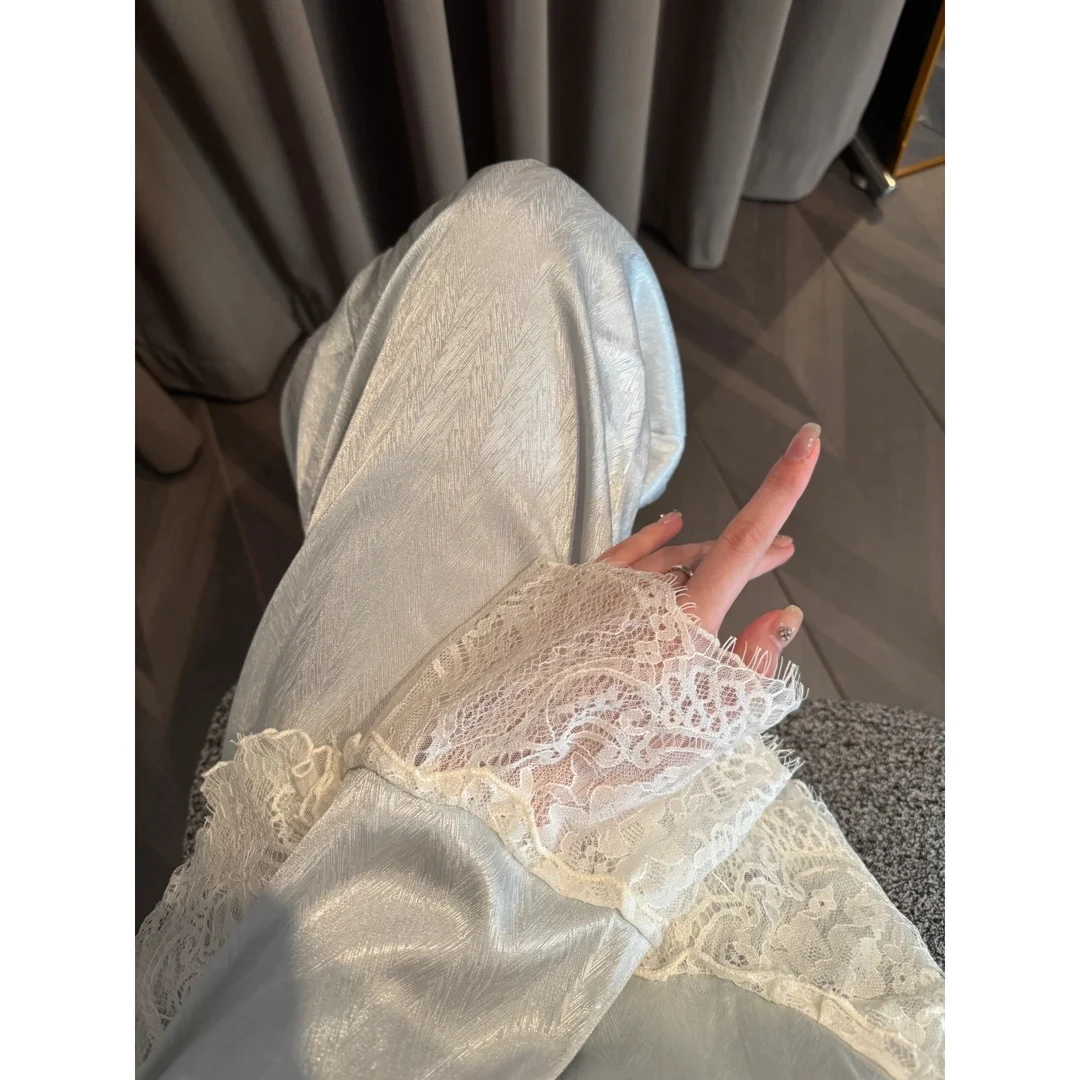 【蕾丝花边】法式轻奢高级睡衣女春秋季2025新款套装家居服可外穿