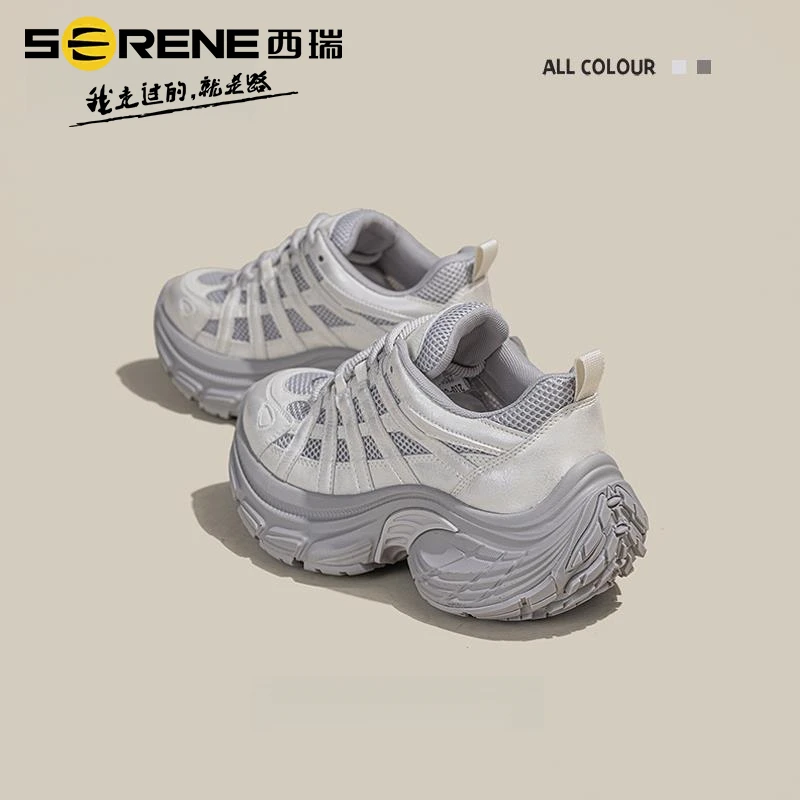 西瑞秋冬透气厚底网红时尚百搭潮流韩版老爹鞋女鞋运动鞋休闲