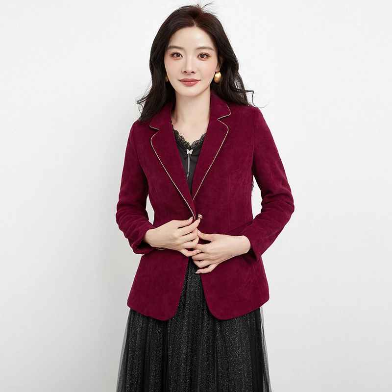 C501舒适质感上衣长袖外套专柜折扣女装2025秋53HH0K0021