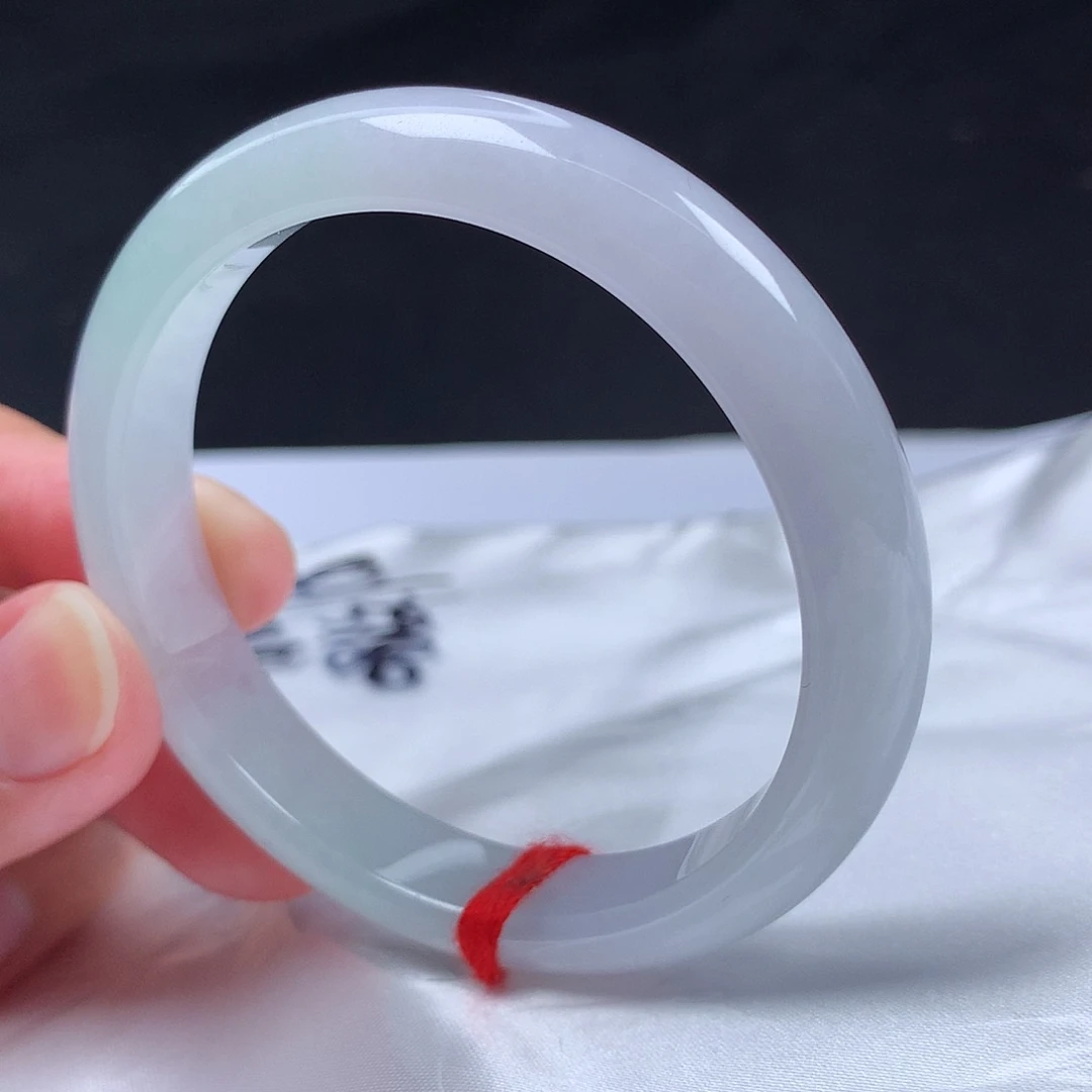 翡翠未镶嵌手镯51圈d66