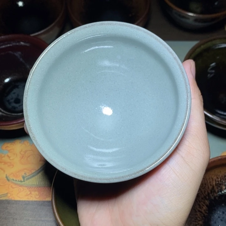 建盏龙窑手工主人杯爱***丽