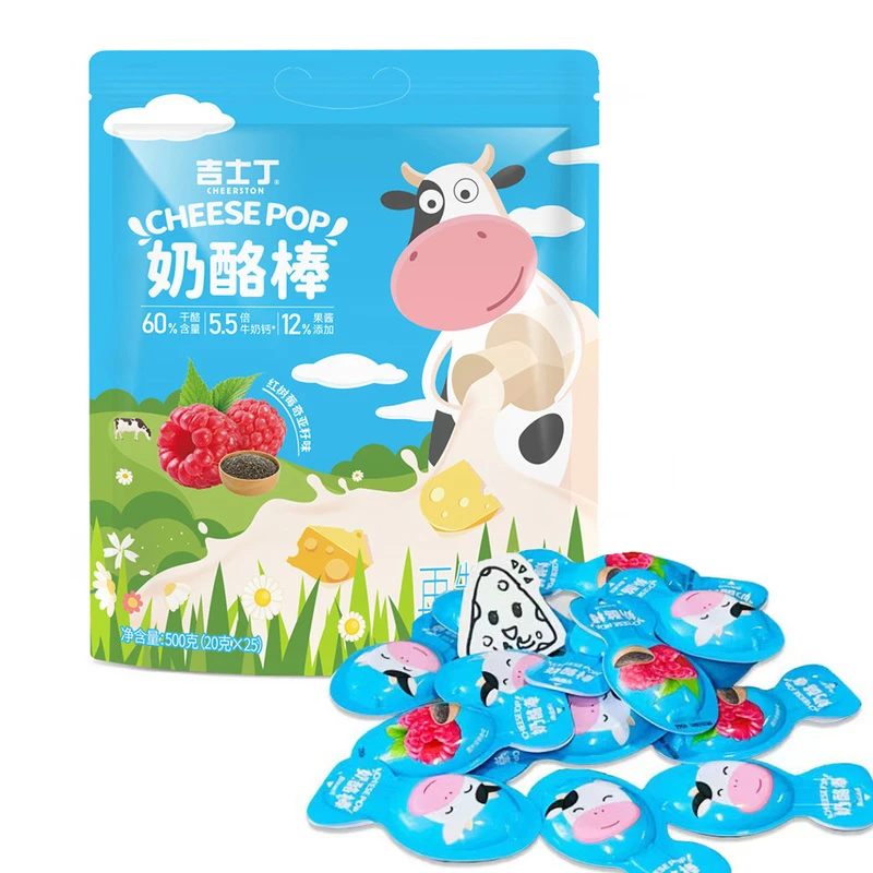奶酪棒(红树莓奇亚籽味)(再制干酪) 500g(20g*25)