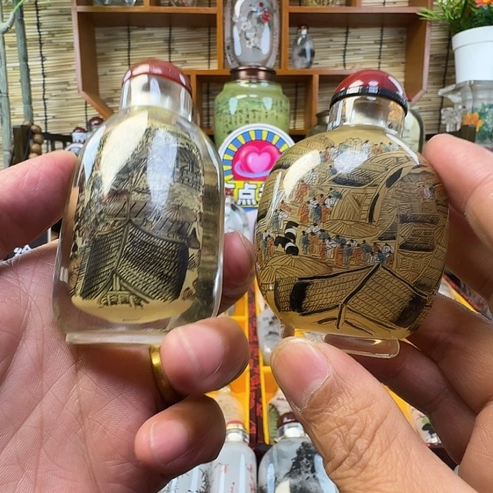 丁***鼻烟壶内画工艺品包邮