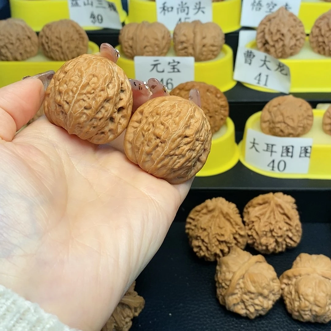 文玩核桃把件铁锤