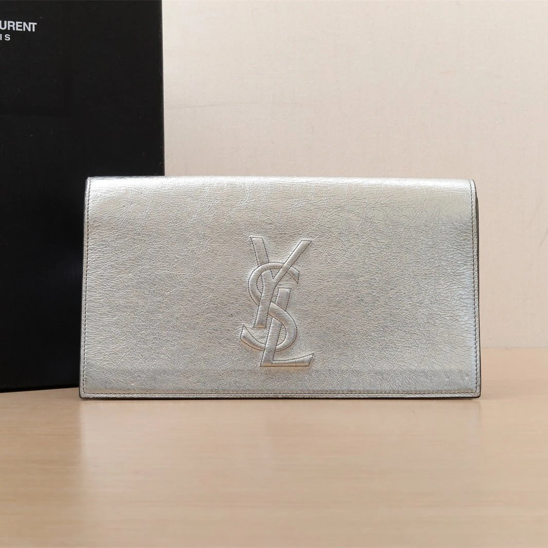 95新 YSL/圣罗兰 【娇】YSL 手拿包 皮革C P225581579