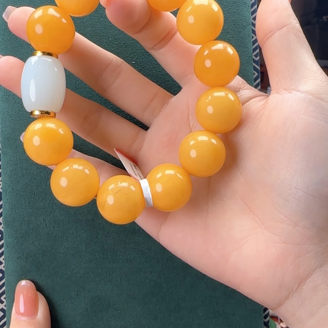 未镶嵌蜜蜡手链冻****链分单1