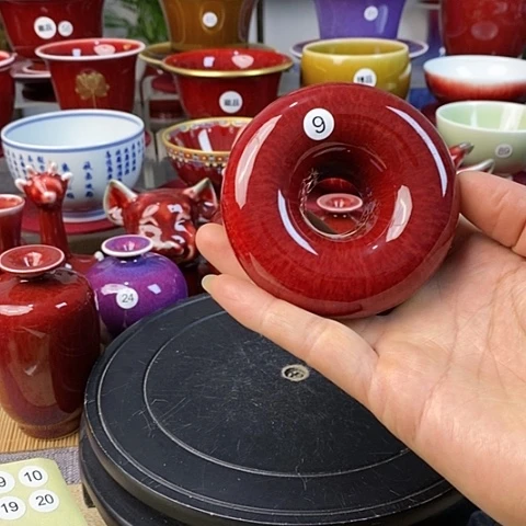 【闪购商品】景德镇名陶雅玩原矿郎红