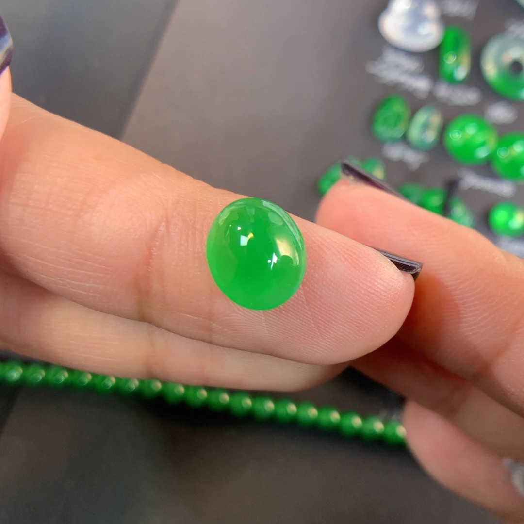 翡翠散珠翡翠9.53-8.29-4.23