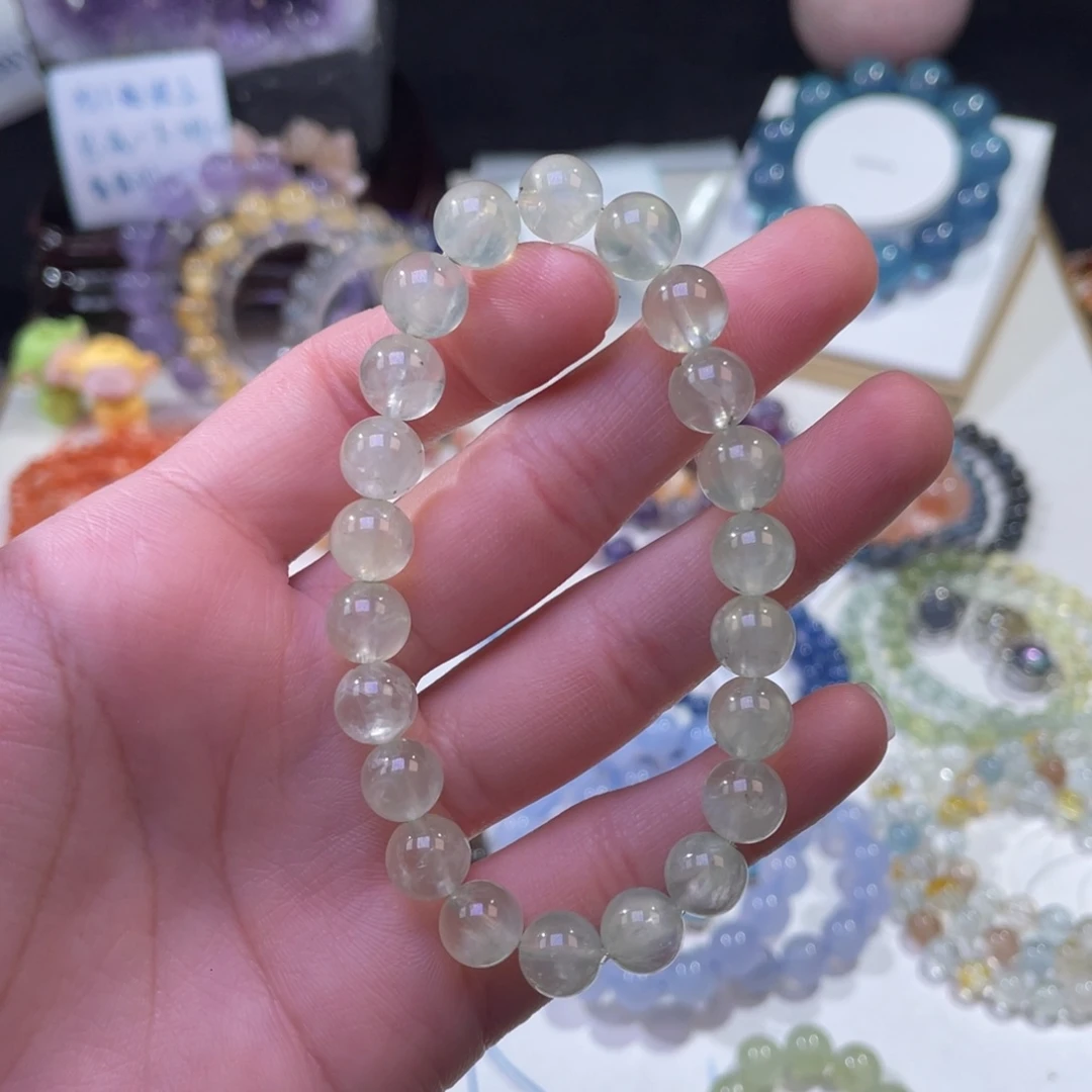 未镶嵌手链水晶竹影葡萄石8mm