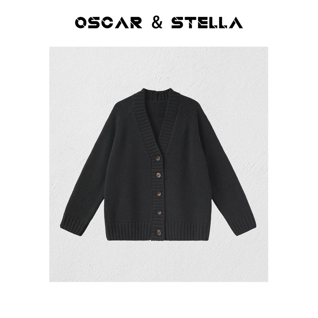 OSCAR&STELLA时尚长袖百搭休闲针织衫毛衣34-9166