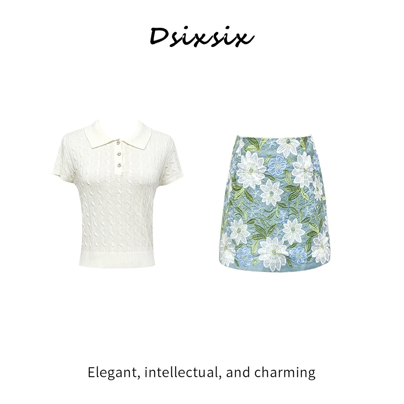 MEI KA【晨露花海】新款显瘦套装连衣裙-54152K-54141K