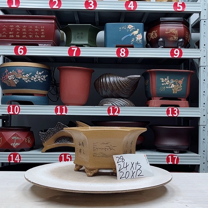 紫砂花盆紫砂花盆