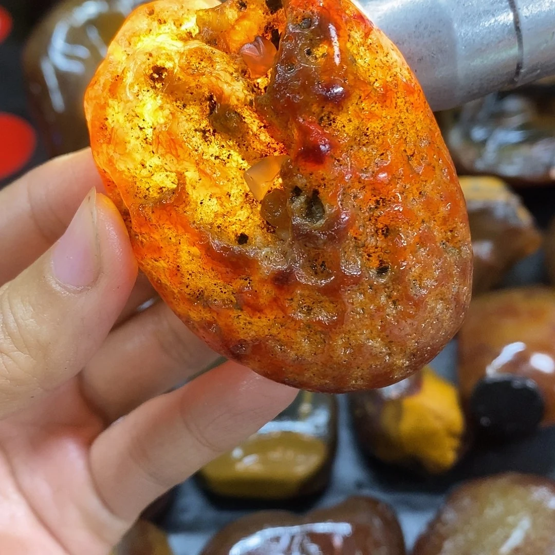 玛瑙/玉髓未镶嵌手把件