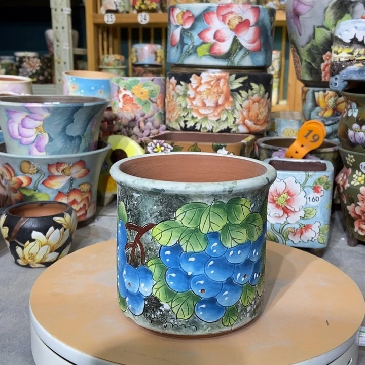 红陶景德镇艺术手绘作品