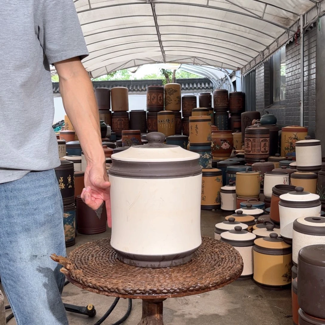 紫砂茶叶罐8 饼茶叶罐