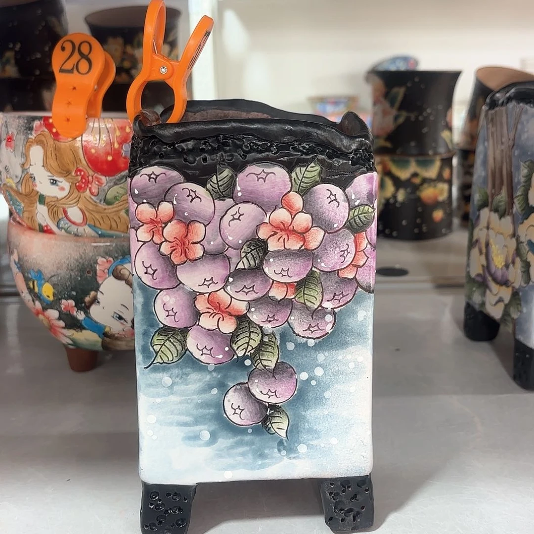 紫砂花盆手工花盆默认微瑕10/20