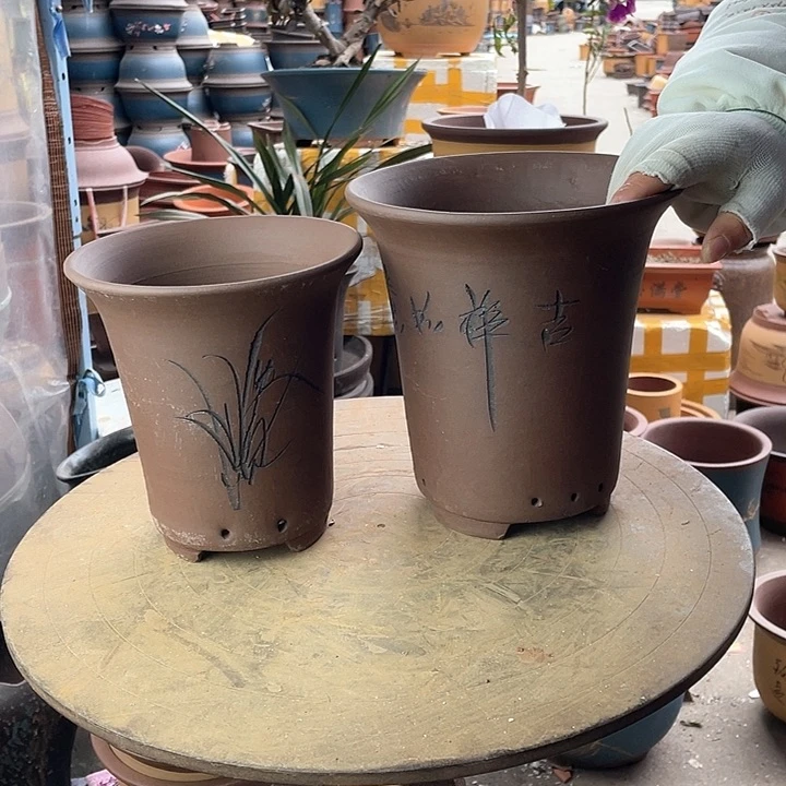 紫砂兰花盆2华哦佳品佳品