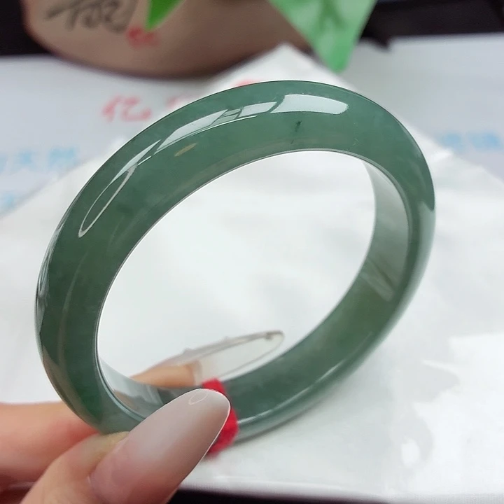 未镶嵌手镯翡翠55-56圈口