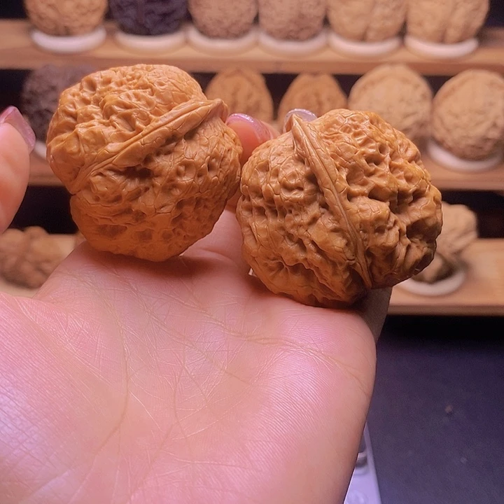 把件桃核旗**胜卧龙金蟾45mm