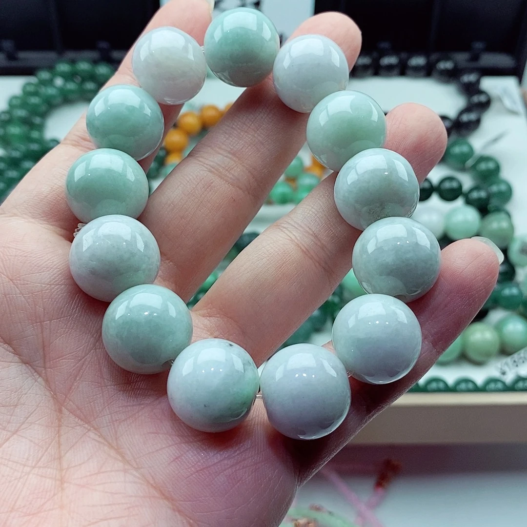 翡翠未镶嵌毛衣链